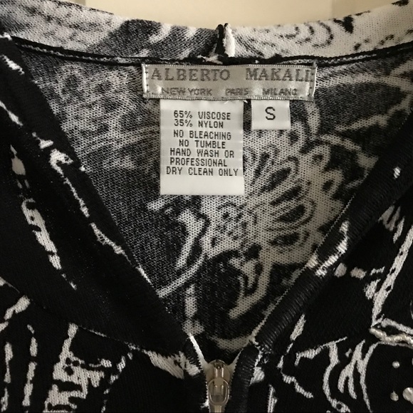 Alberto Makali  Lightweight Embellished Hoodie Top - Picture 4 of 6